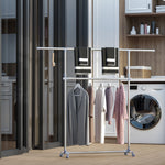 Garment Rail Adjustable Portable Clothes Hanging Stand