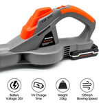 Cordless Leaf Blower Lightweight Electric Garden Blower Rechargeable 20v Battery And Charger