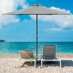 2.8m Patio Umbrella Parasol Outdoor Table Umbrella | Dark Gray