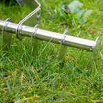Stainless Steel Scarifying Rake Ash Handle 10 Tines 15-year Guarantee