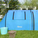 2 Room Camping Family Tent For 3-4 Man, 3000mm Waterproof | Sky Blue