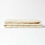 Deep Quilted Fleece Mattress Topper | Small Double | White