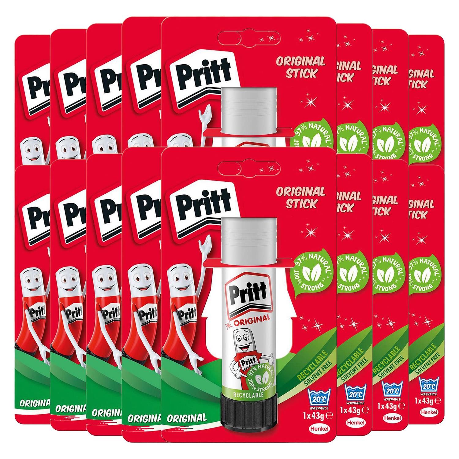 Child-friendly Glue Sticks For Arts & Crafts Activities 43g, 16 Sticks