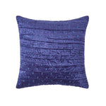 Crushed Velvet Cushion Cover | 40cm x 40cm | Navy Blue
