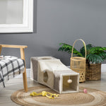 PawHut Cat Tunnel, Cat Play Tube For Indoor Kittens, Puppies, Rabbits