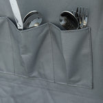 Outdoor 3-shelf Camping Cupboard Kitchen Station Cook Table