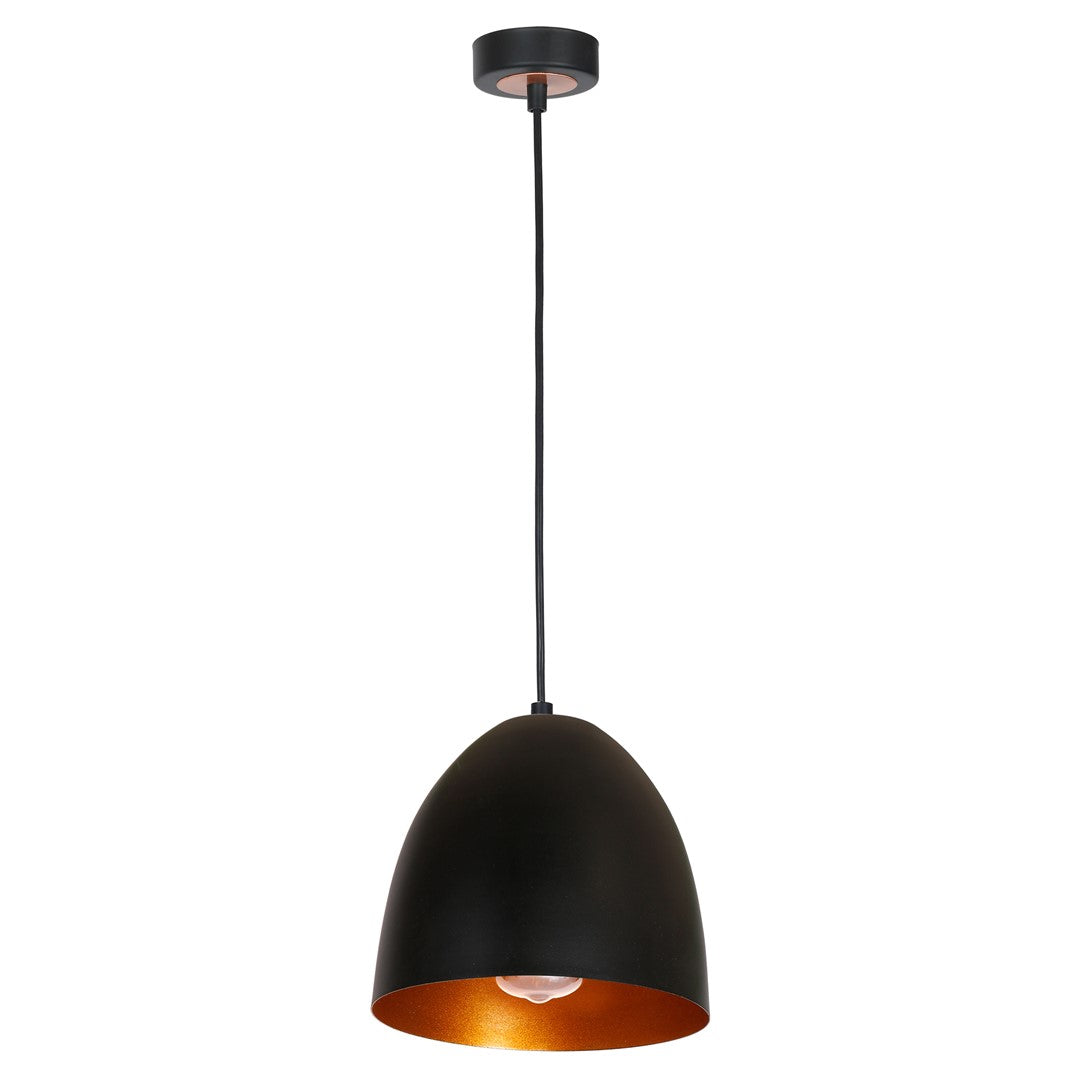 Vegas Hand Made Designer Pendant Light Matt Black And Copper / Rose Gold