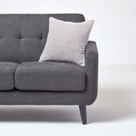 Set Of 2 Velvet Cushion Covers | 40cm x 40cm | Light Grey