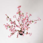 HOMESCAPES Artificial Blossom Tree With Pink Silk Flowers 130 Cm (4’2”)
