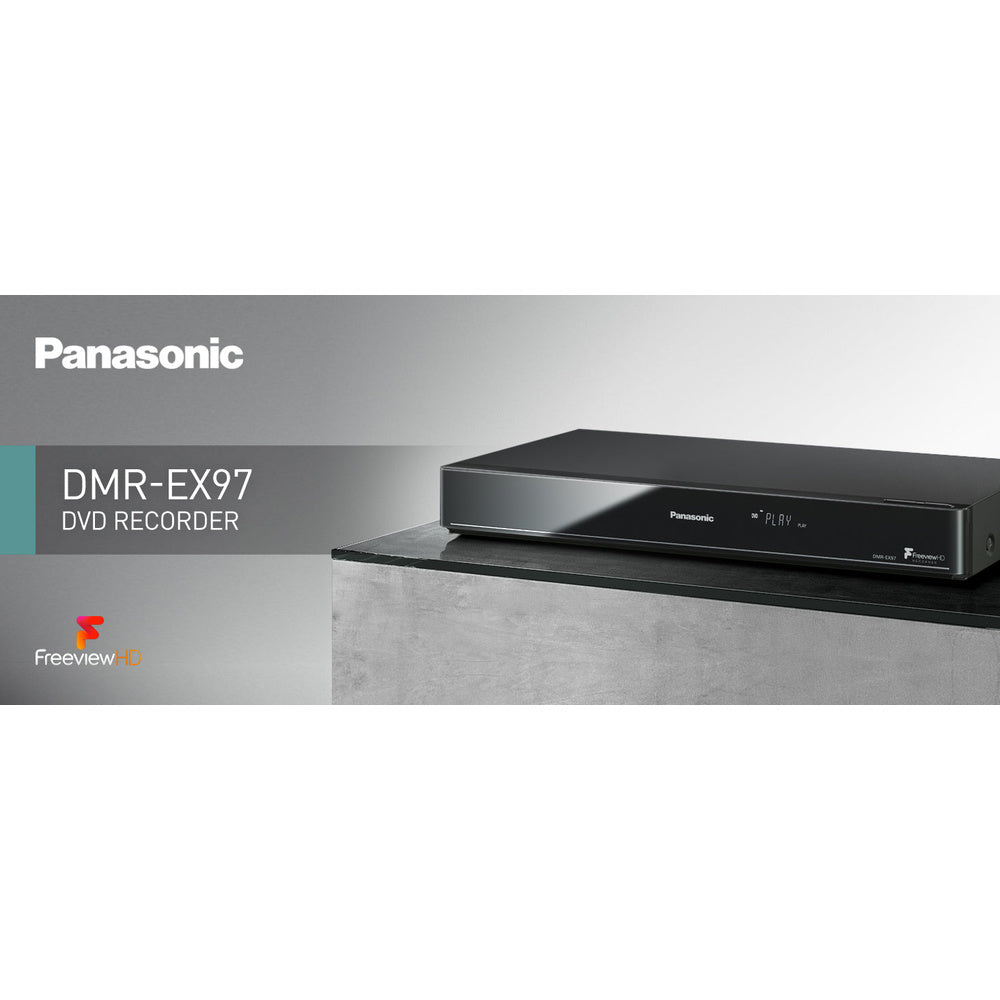 Dmr-ex97eb 500gb Dvd Player Freeview+ Hd Twin Recorder | Black