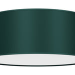 Verde Hand Made Scandi Style 40cm Ceiling Lamp In A Rich Green Finish Holds 2xe27 Led Bulbs