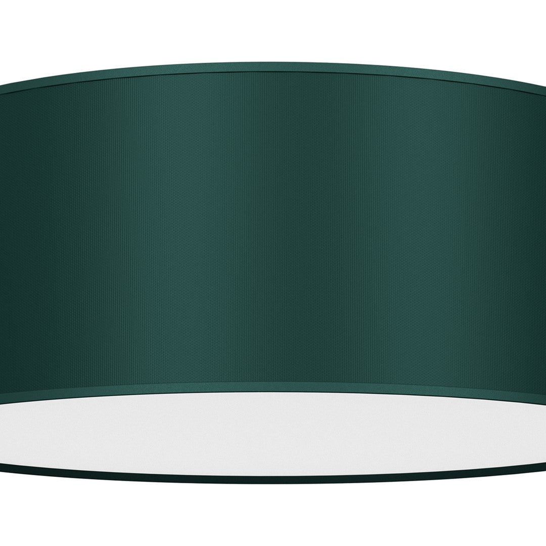 Verde Hand Made Scandi Style 40cm Ceiling Lamp In A Rich Green Finish Holds 2xe27 Led Bulbs