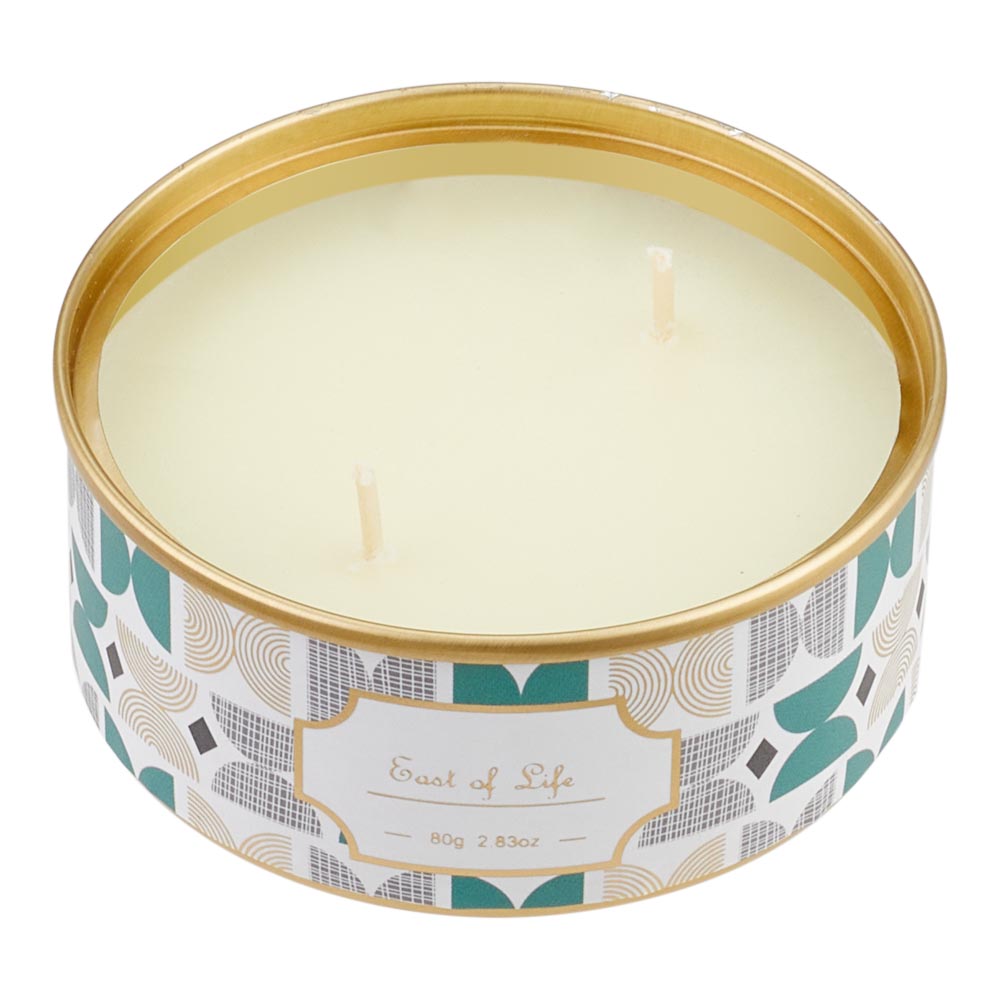 Plum Blossom Scent Soy Wax Tin Scented Candle