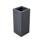 Rectangular Shaped Cement Planter Flower Pot With Drainage Holes | Small | Light Grey