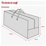 Grey Xmas Tree Storage Bag For 7ft Artificial Trees Wi/ Handle