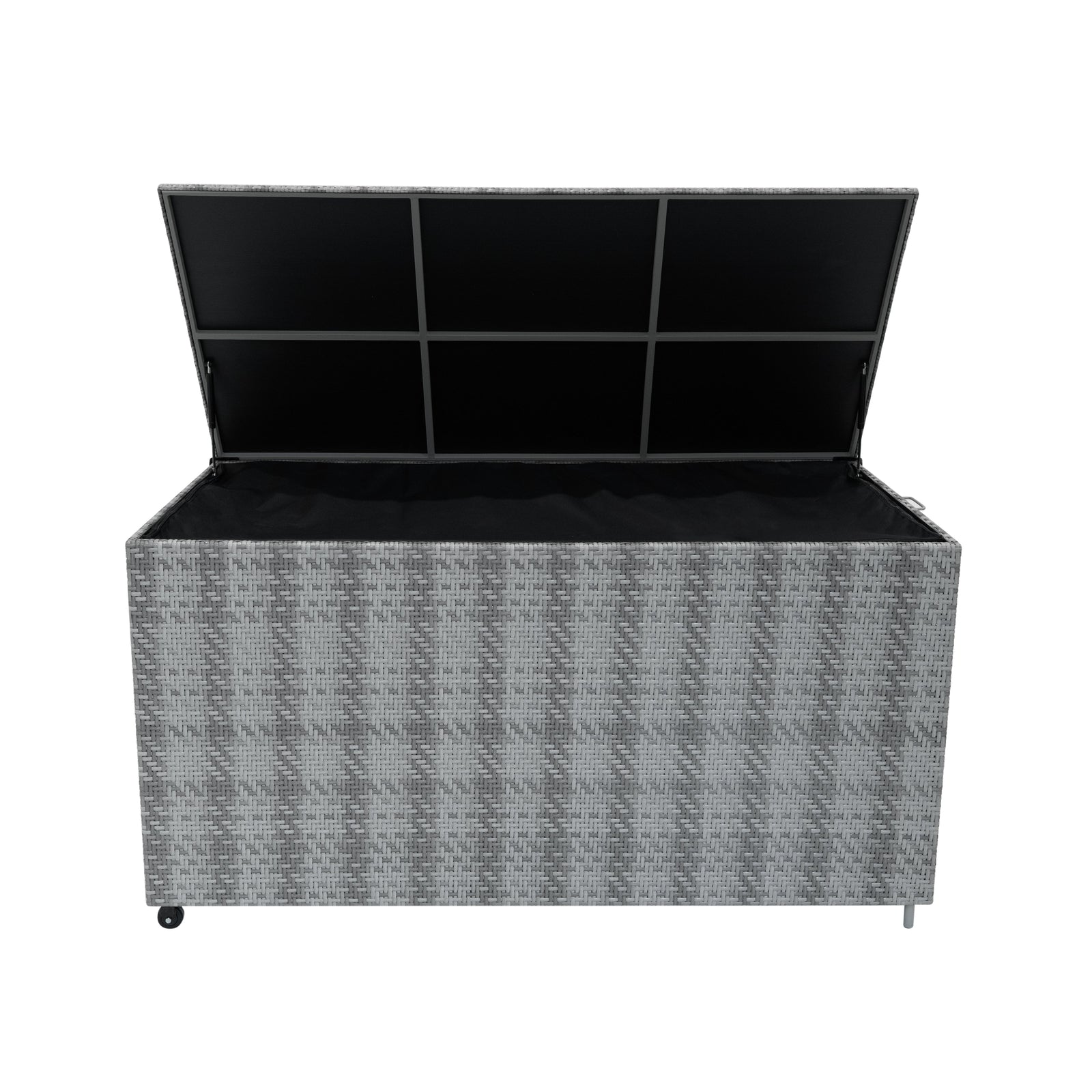 Rattan Cushion Storage Box 700l | Grey