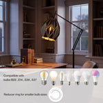 Emitto Ceiling Light Shade Pendant Metal Lampshade Easy Fit Lightshade Geometric