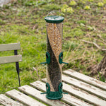 All Weather 3-seed Twist Feeder, Green | Green