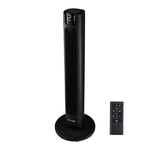 36"smart Tower Fan With Wifi App & Remote Control, 3 Speeds, 4 Modes, 80° Oscillation, Led Room Temperature Display, 1-12h Timer | Black