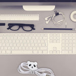 Cartoon Cord Cable Organiser | White