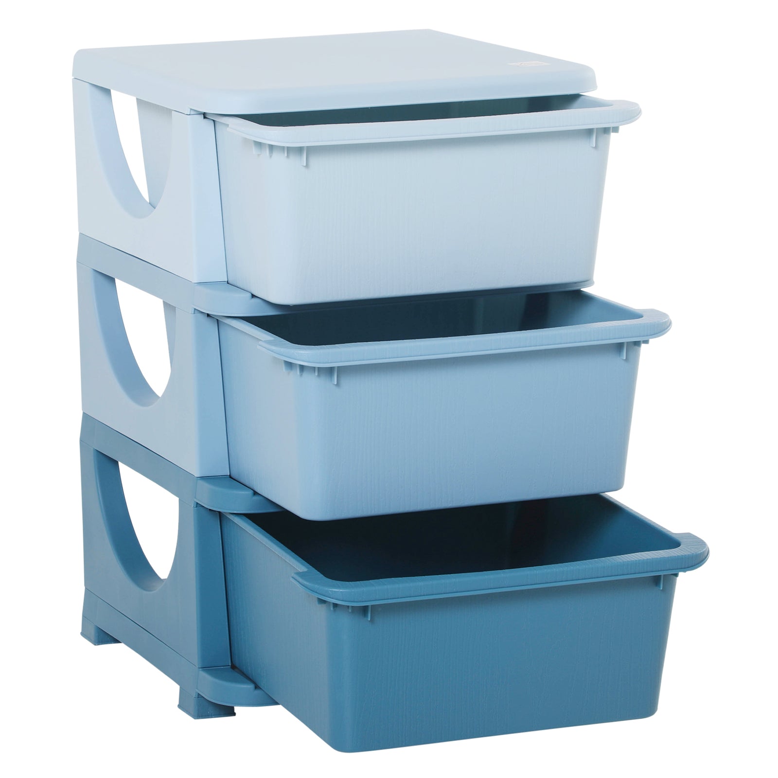 Kids Storage Units With Drawers 3 Or 6 Tier Chest Vertical Dresser Tower | Blue