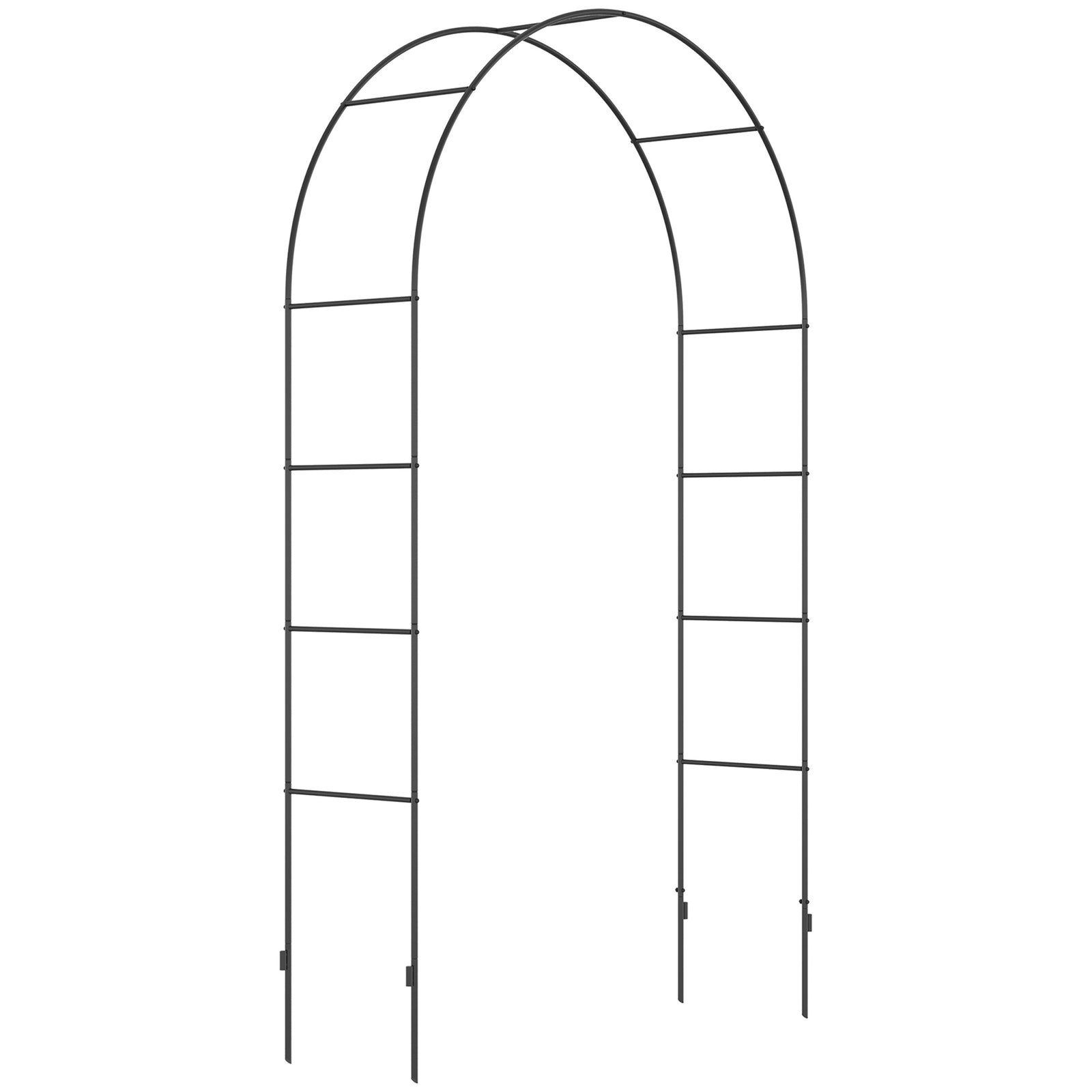 Outdoor Garden Arch, Metal Garden Arbor For Climbing Plants