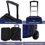 45x36x20cm Cabin Carry On Luggage with Medium Case and Large Size Check-in Hold Suitcase | Cabin | Navy Blue