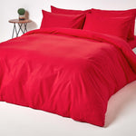 Egyptian Cotton Fitted Sheet 200 Tc | Single | Red