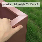 Zinc Galvanised Trough Planter | 100cm x 40cm x 40cm | Rose Gold