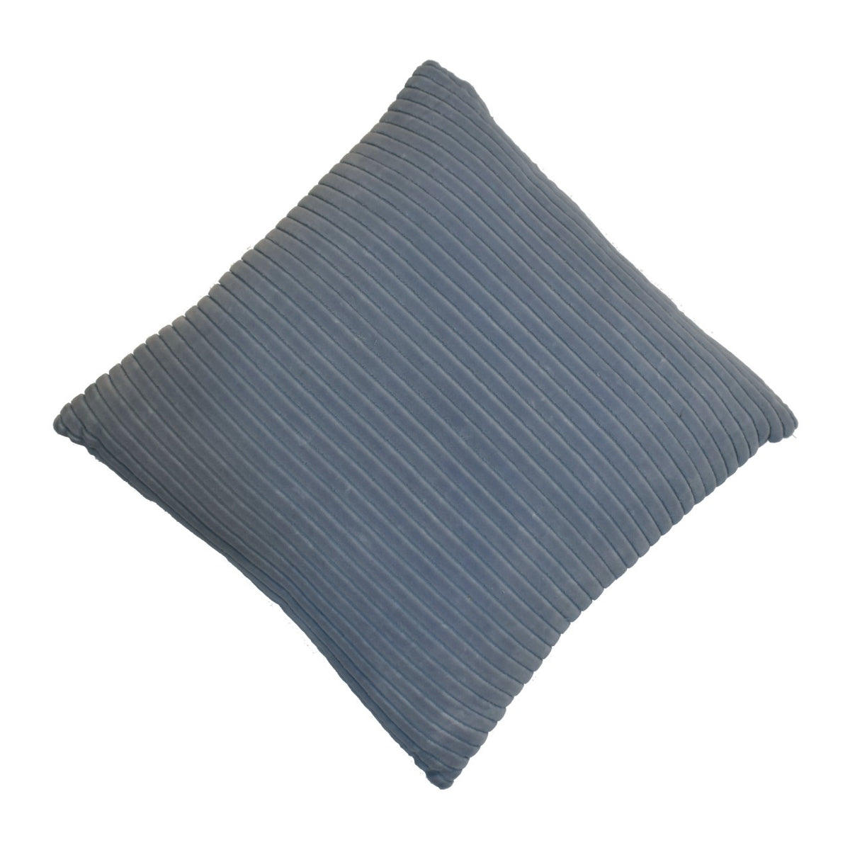 Ribbed Cushion Set, Velvet Fabric | Set of 2 | Grey