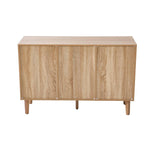 Wooden Sideboard Storage Cabinet With 3 Drawers