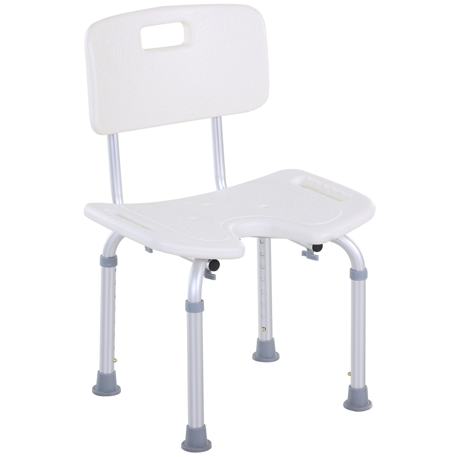 Adjustable Aluminum Shower Bath Stool Spa Chair Non-slip