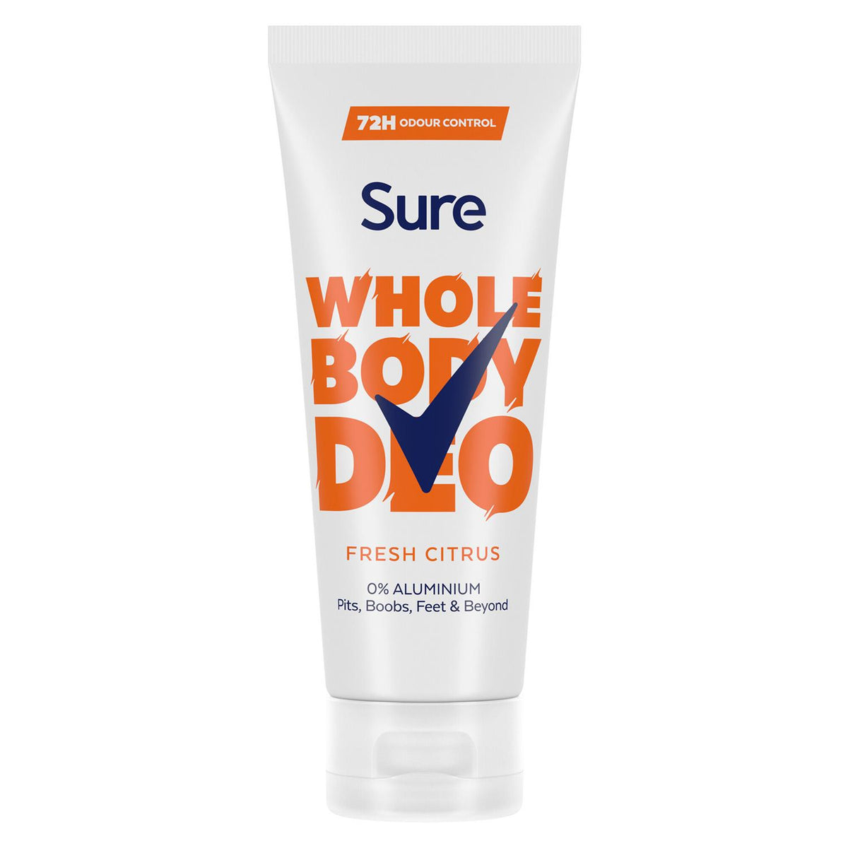 Fresh Citrus Whole Body Deodorant Cream Aluminium Free 50ml, 6 Pack | Set of 6