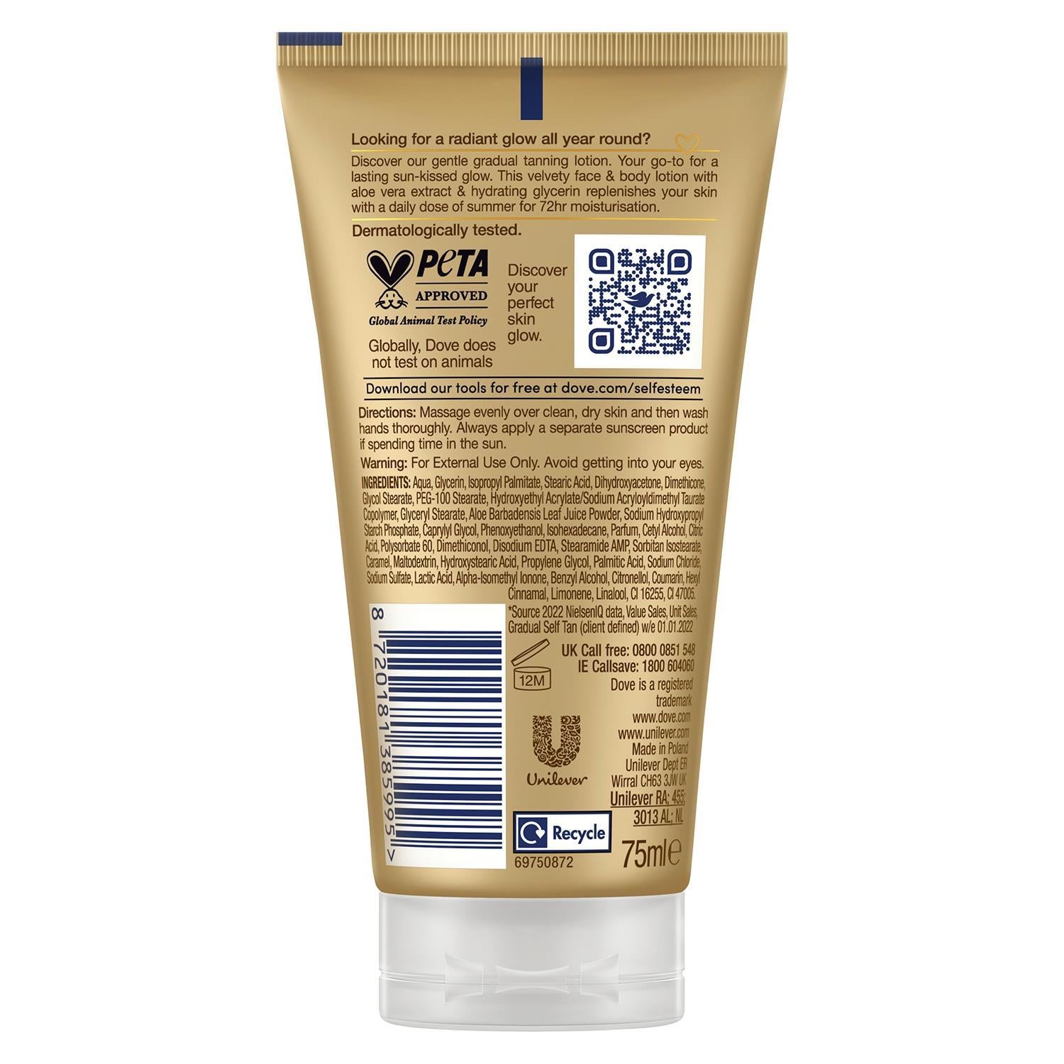Derma Spa Face Cream Summer Revived Self Tan, Fair To Medium Skin, 12x75ml