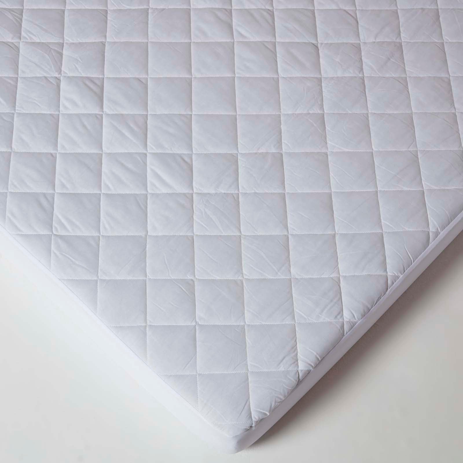 Quilted Waterproof Mattress Protector | European Double | White