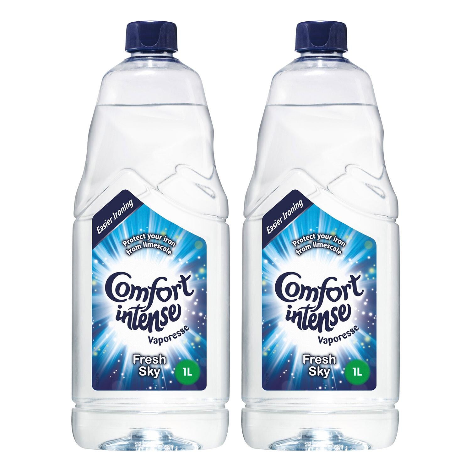 Intense Vaporesse Fresh Sky Ironing Water With Intense Freshness, 1l | Set of 2