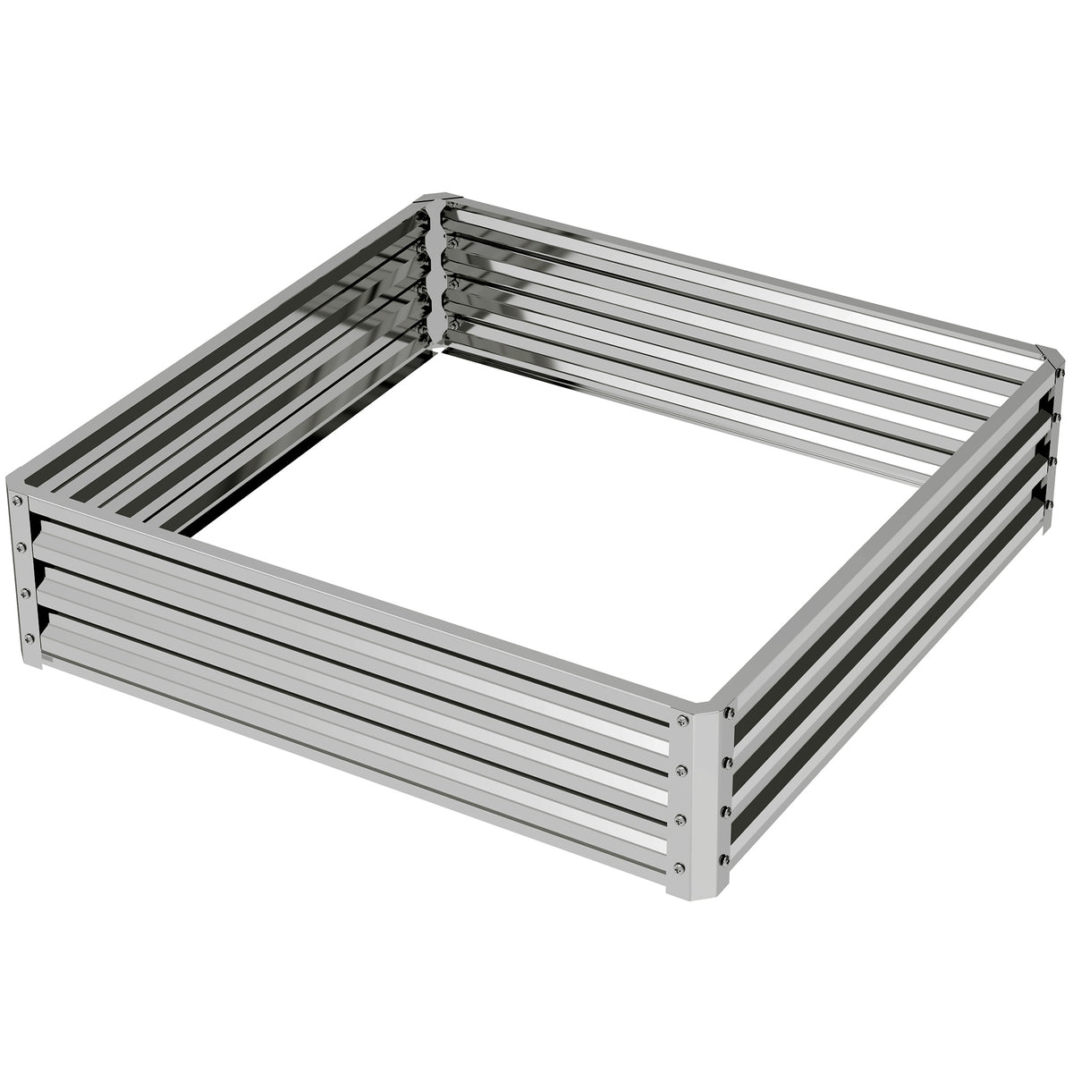 Raised Garden Bed Steel Planter Box | 432l | Silver