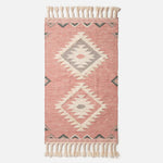 Pali Pink Kilim Wool Rug | 150cm x 95cm | Pink