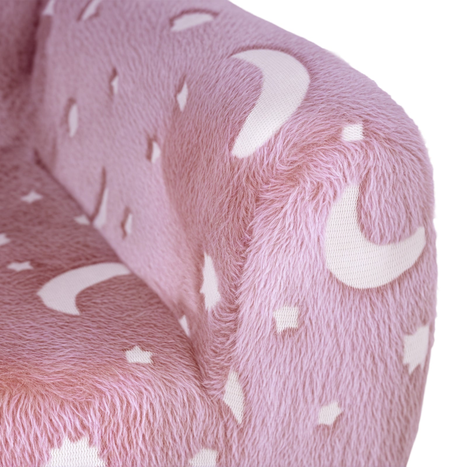 Kids Armchair, Glow In The Dark Chair For Bedroom, Pink | Pink