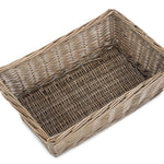 Antique Wash Tapered Serving Tray | Large | Brown