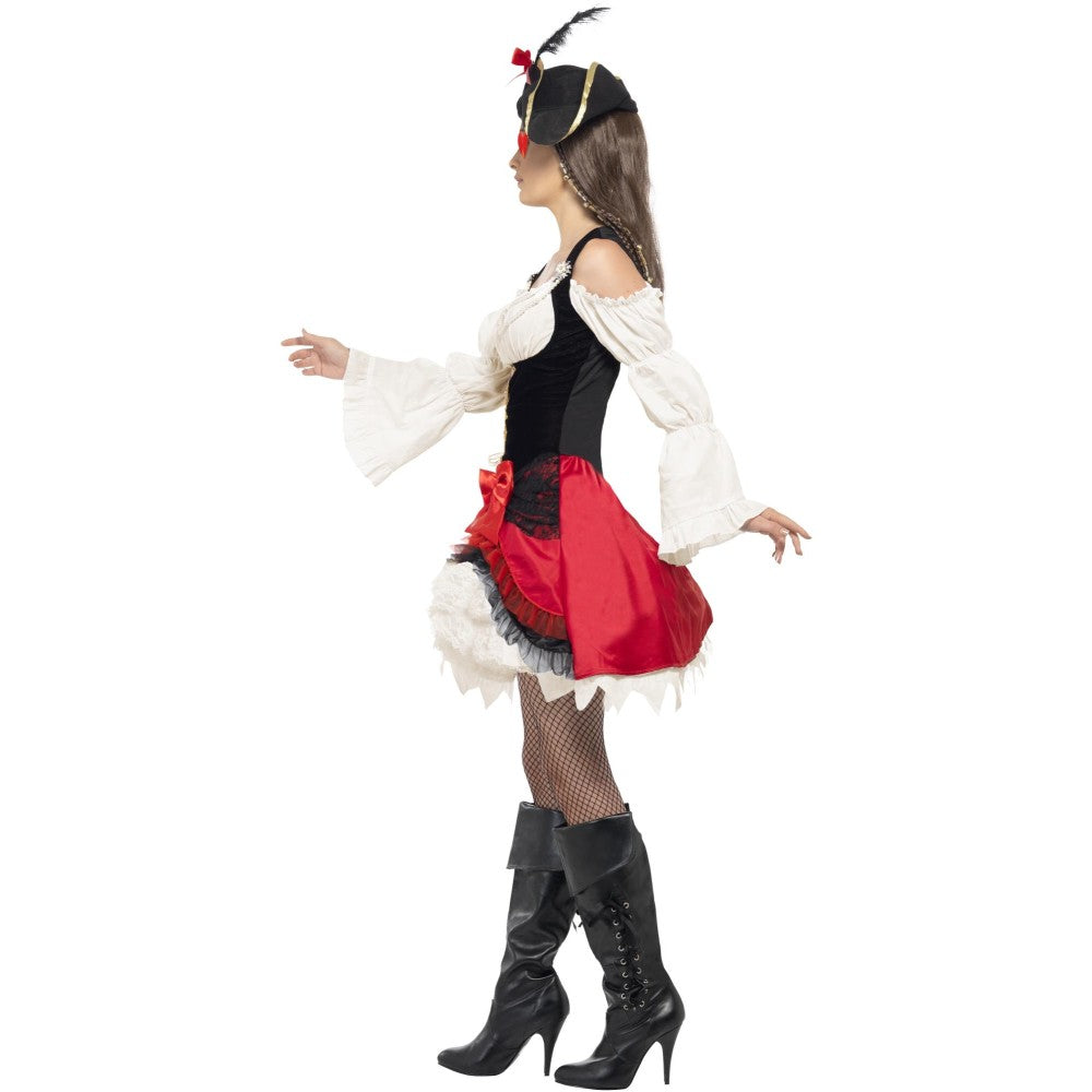 Glamorous Lady Pirate Costume | Small