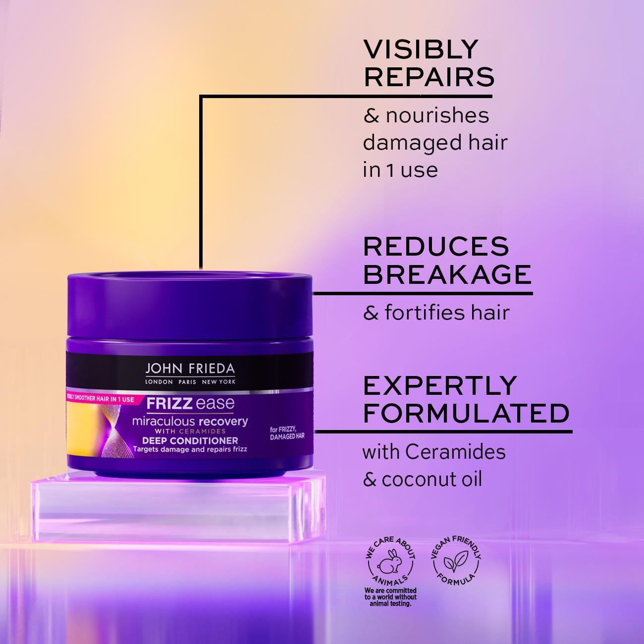 John Frieda Frizz Ease Miraculous Recovery Deep Conditioner Hair Mask, 250ml