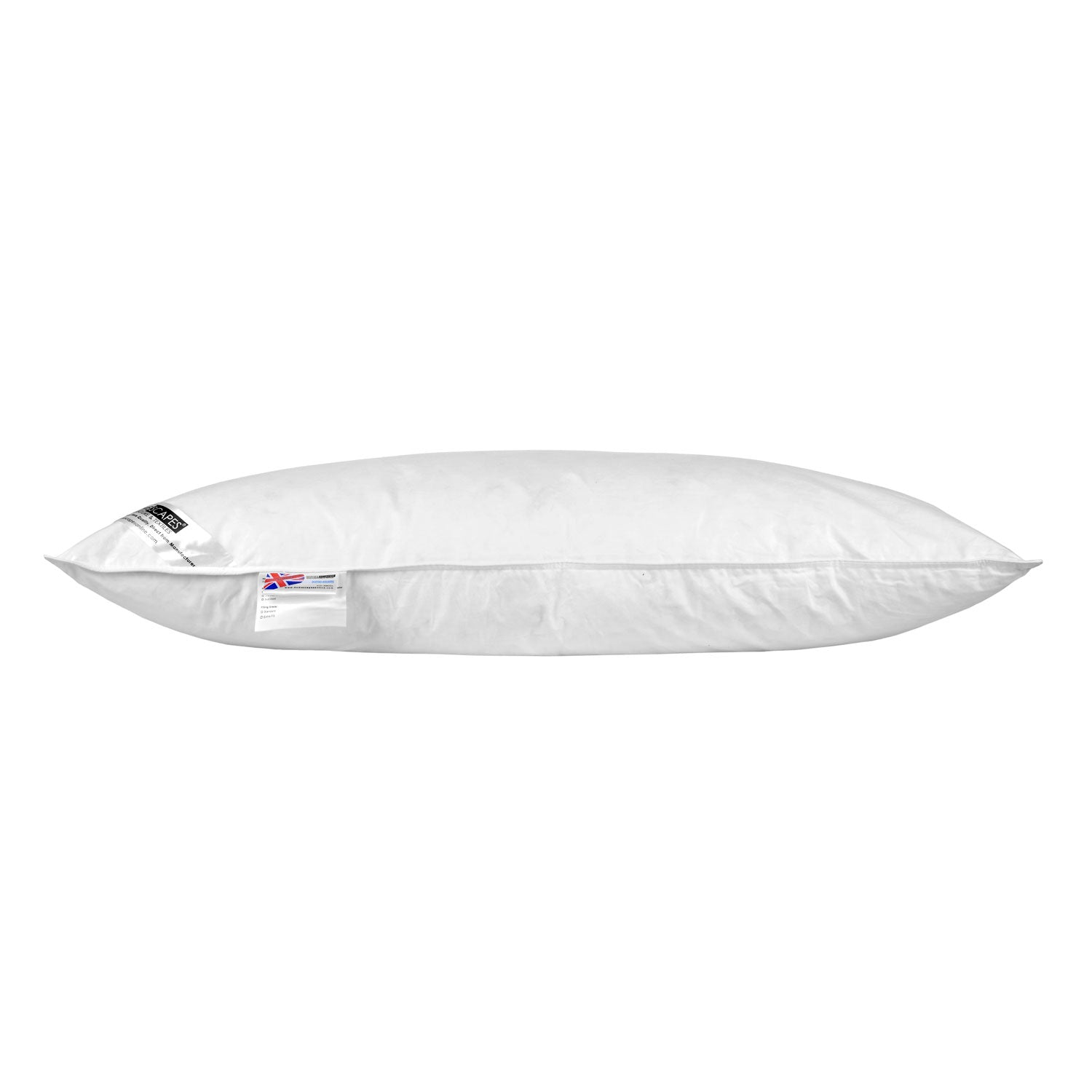 Goose Down Pillow With 100% Cotton Case