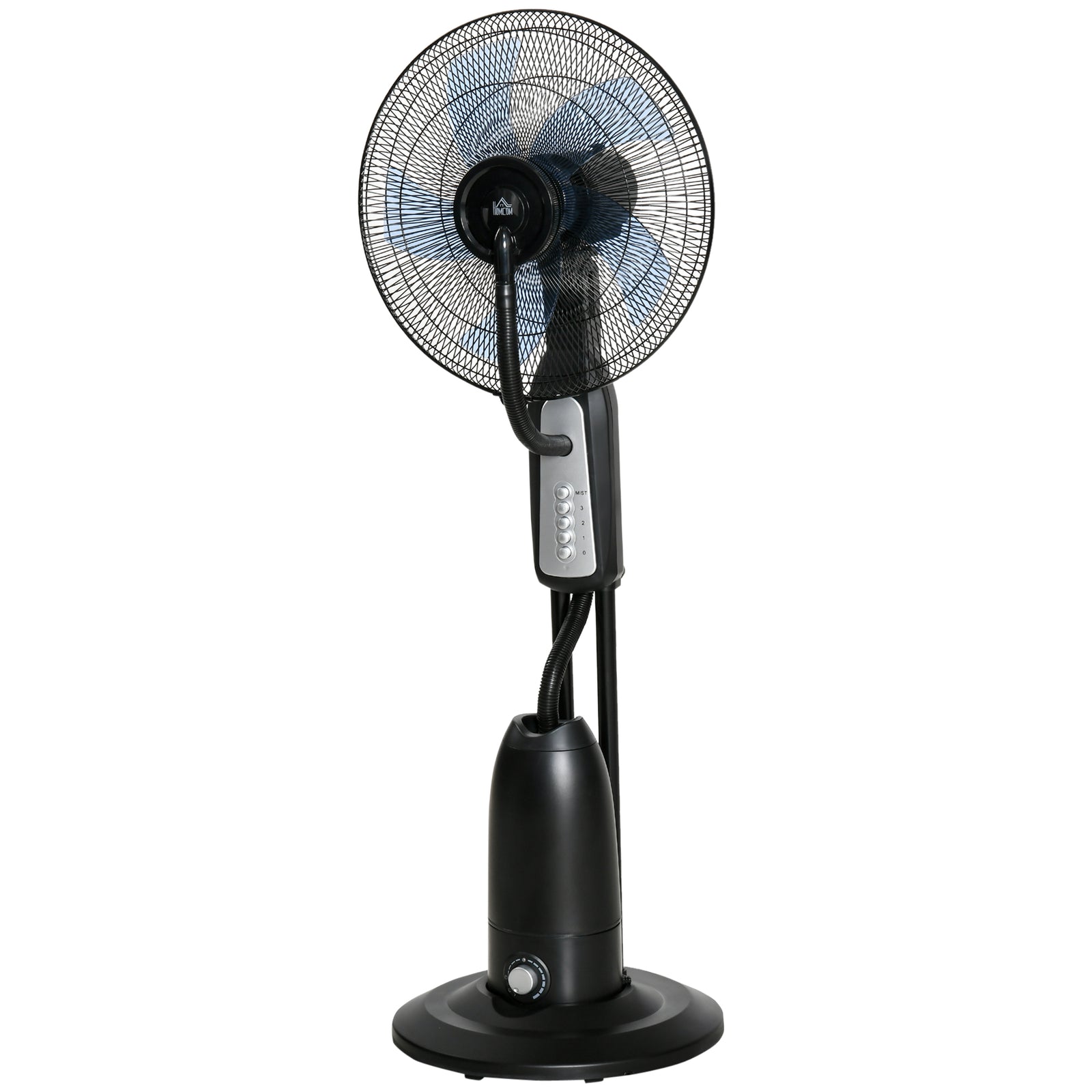 18" Pedestal Fan With Water Mist Spray, 2.8l Tank