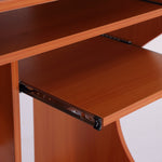 Computer Desk With Storage Shelf | Red