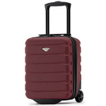 45x36x20cm Cabin Carry On Luggage with Medium Case and Large Size Check-in Hold Suitcase | Cabin | Burgundy