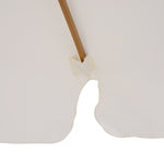 Garden Parasol Patio Umbrella With Ruffles | Cream