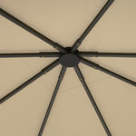3x3m Gazebo Canopy Replacement Cover With Drain Holes Upf30+ | Beige