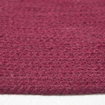 Handmade Woven Braided Oval Rug | 60cm x 80cm | Plum