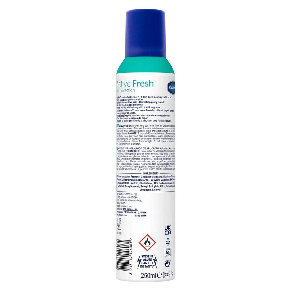 Roll On & Anti-perpirant For Fresh, Dry & Sensitive Skin, 3x250ml